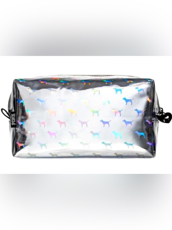 PINK Victoria's Secret Handbags - VS PINK HOLOGRAPHIC DOG PRINT CASE NIP